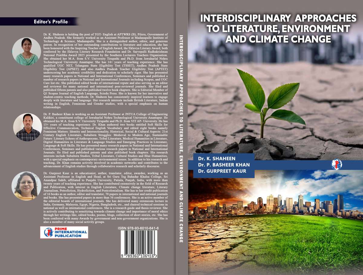 Interdisciplinary Approaches to Literature, Environment and Climate Change
