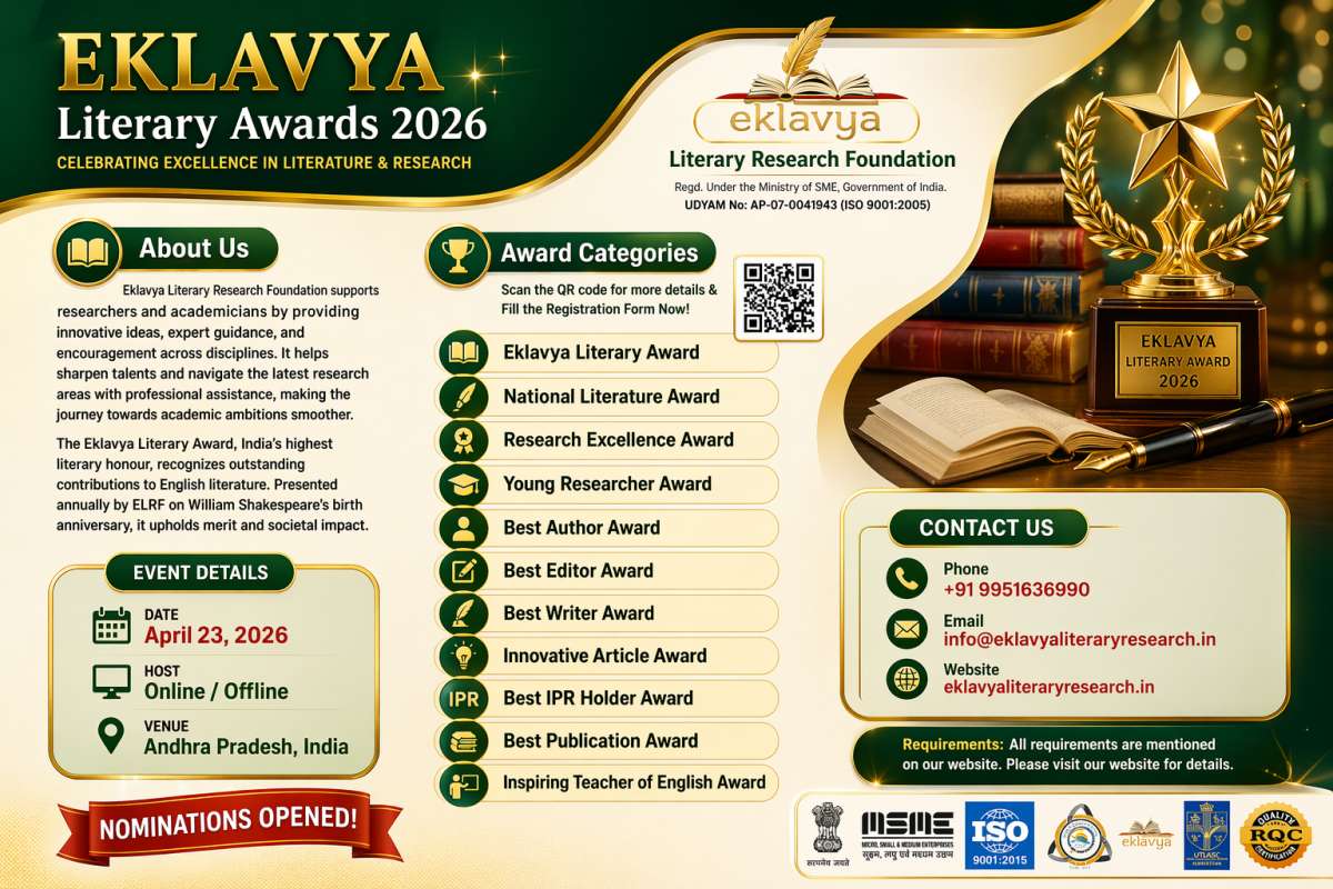 ELRF Awards-2026 nominations open!!